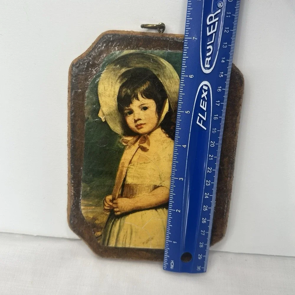 Miss Willoughby George Rommey Wooden Wall Plaque Decoupage Wall Art Hanging 7